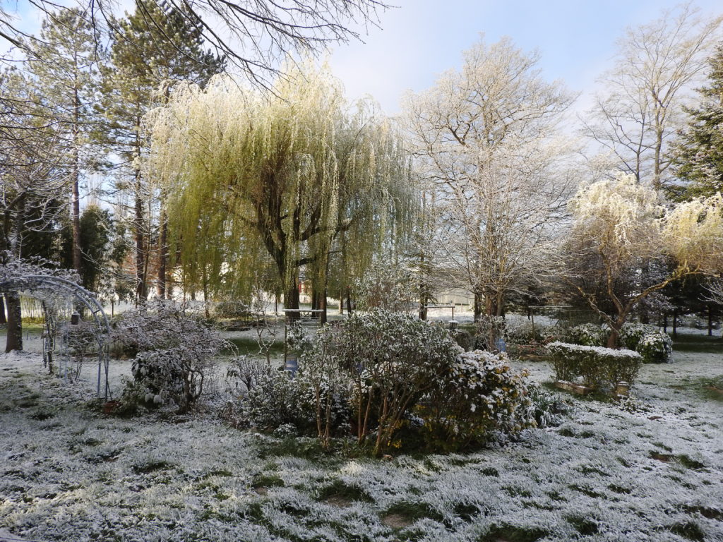 méli mélo de couleurs avec la fonte de la neige