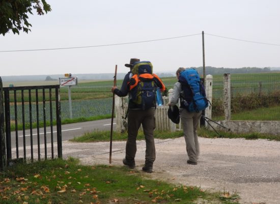 départ du gite de la charmotte