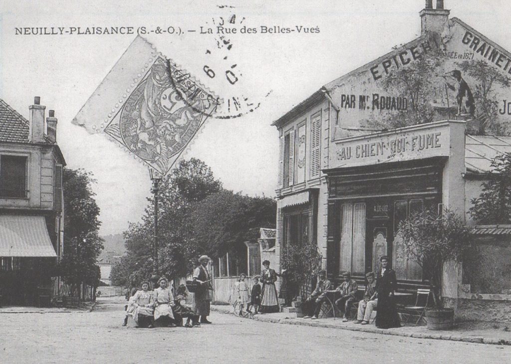 L'épicerie "au chien qui fume" à Neuilly Plaisance de mon arrière grand-père