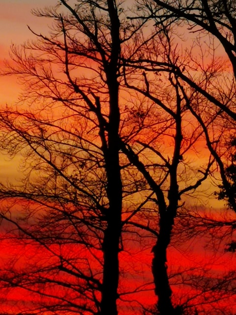 coucher de soleil à tomber à genoux