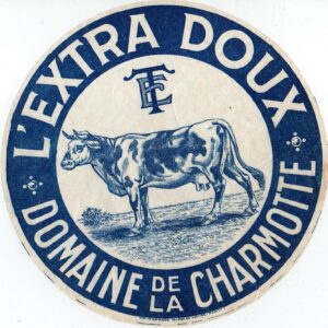 étiquette fromage bleue Extra doux