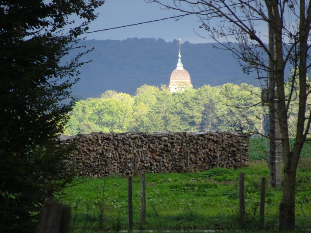 clocher de Bucey les Gy vue de la charmotte