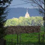 clocher de Bucey les Gy vue de la charmotte