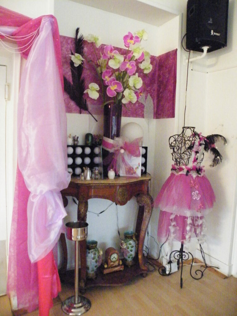 L'entrée de la salle